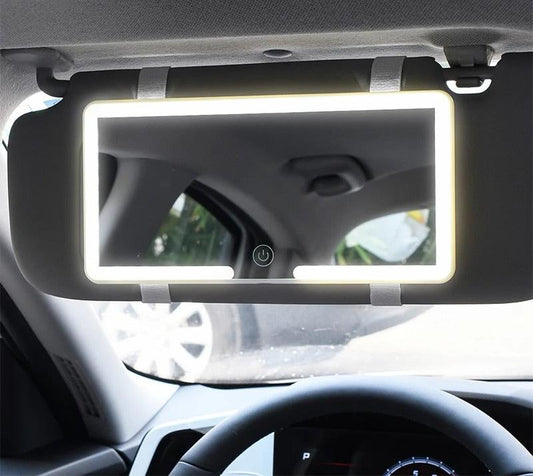 LED Sun-Visor Vanity Mirror